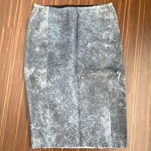 Eli Tahari leather skirt